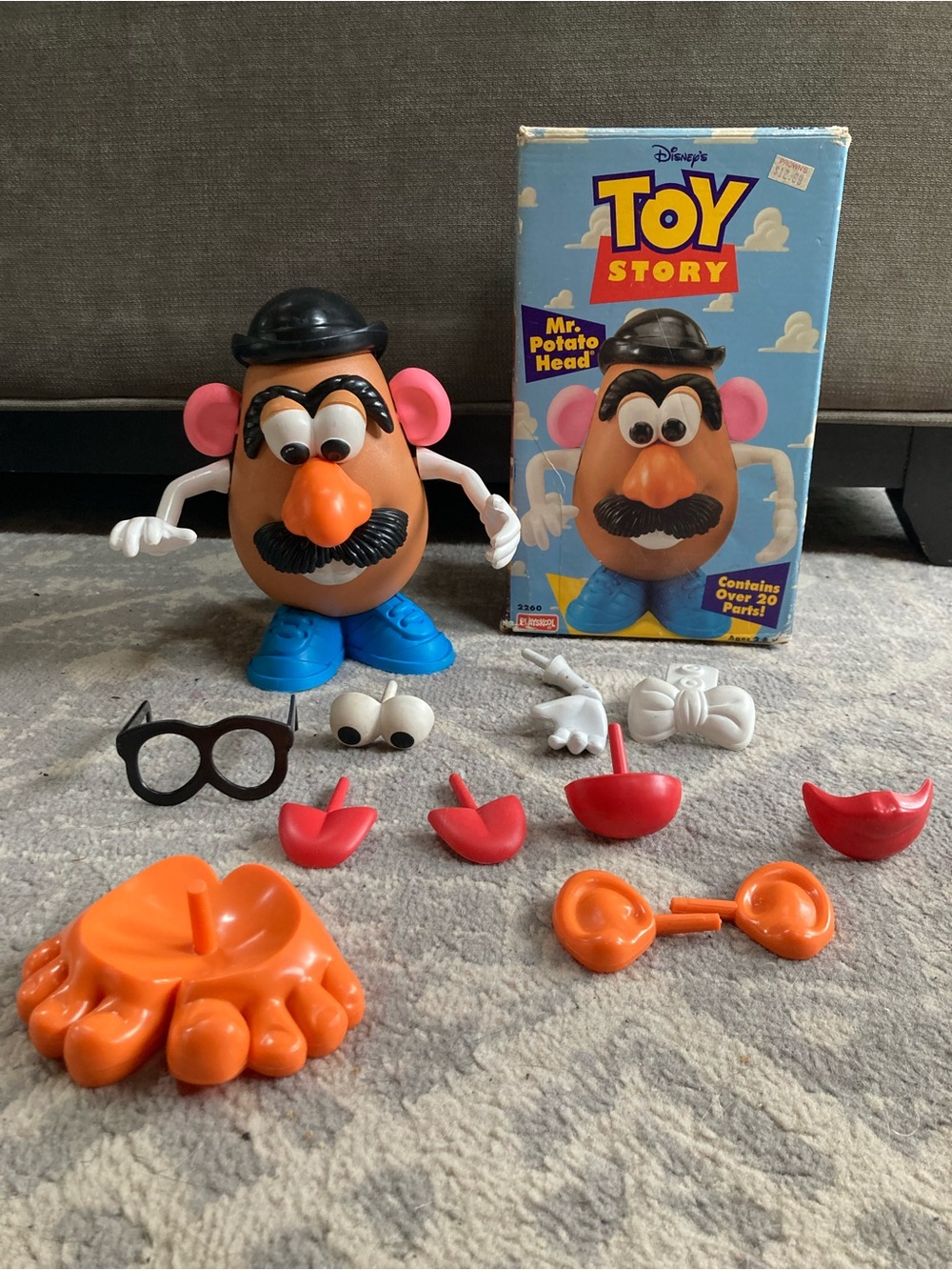 Vintage 1995 Disney Playskool Toy Story Mr. Potato Head w Original Box